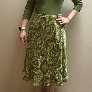 Ann Taylor Silk Blend Skirt Size 4